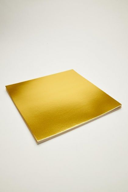 Papel Lamicote Metalizado Ouro 30,5x30,5 com 20 folhas