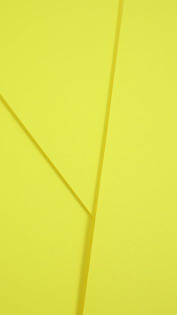 Papel Neon Plus A4 180g - Amarelo com 20 folhas